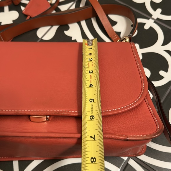 Radley Cording Street Medium Flapover Crossbody Bag, Ginger Biscuit Orange - Picture 9 of 15